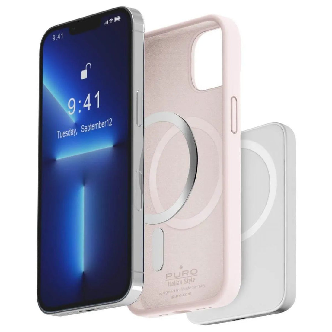 COVER PURO ICON MAG PRO Per IPhone 14 PRO DUSTY PINK