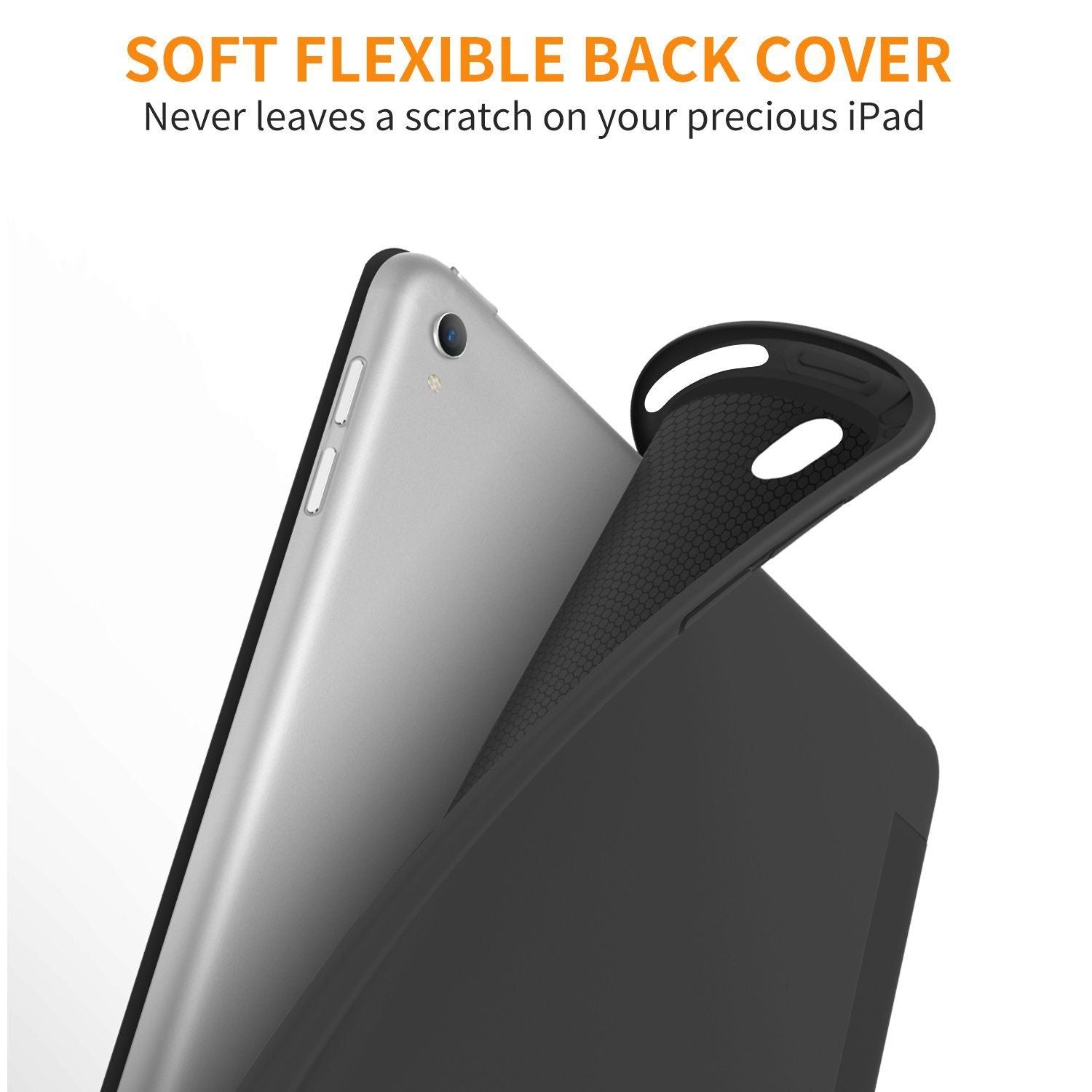 TECH-PROTECT SMARTCASE-ABDECKUNG FÜR IPAD 9.7 2017/2018 SCHWARZ