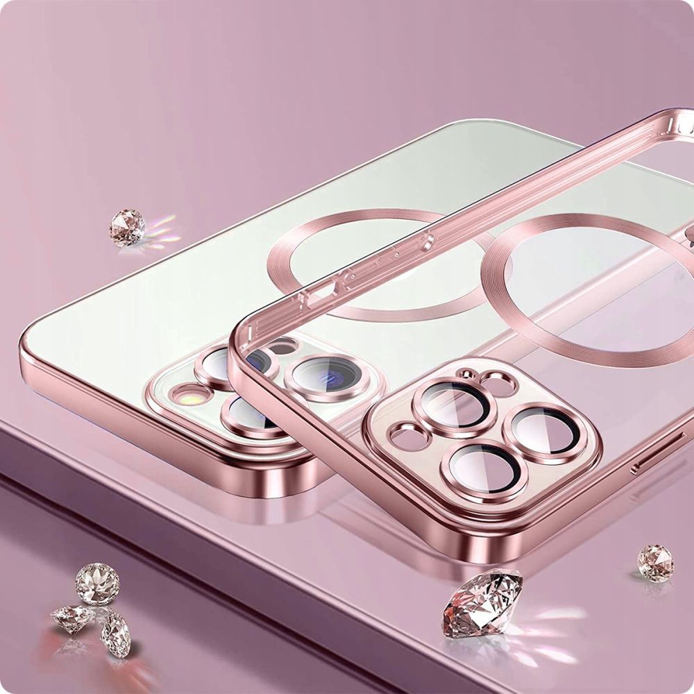 COVER TECH-PROTECT MAGSHINE MAGSAFE IPHONE 12 ORO ROSA