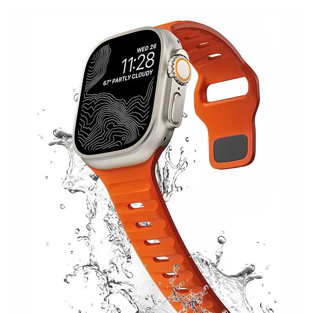 TECH-PROTECT ICONBAND LINE APPLE WATCH 4 / 5 / 6 / 7 / 8 / 9 / SE / ULTRA 1 / 2 (42 / 44 / 45 / 49 MM) ORANGE