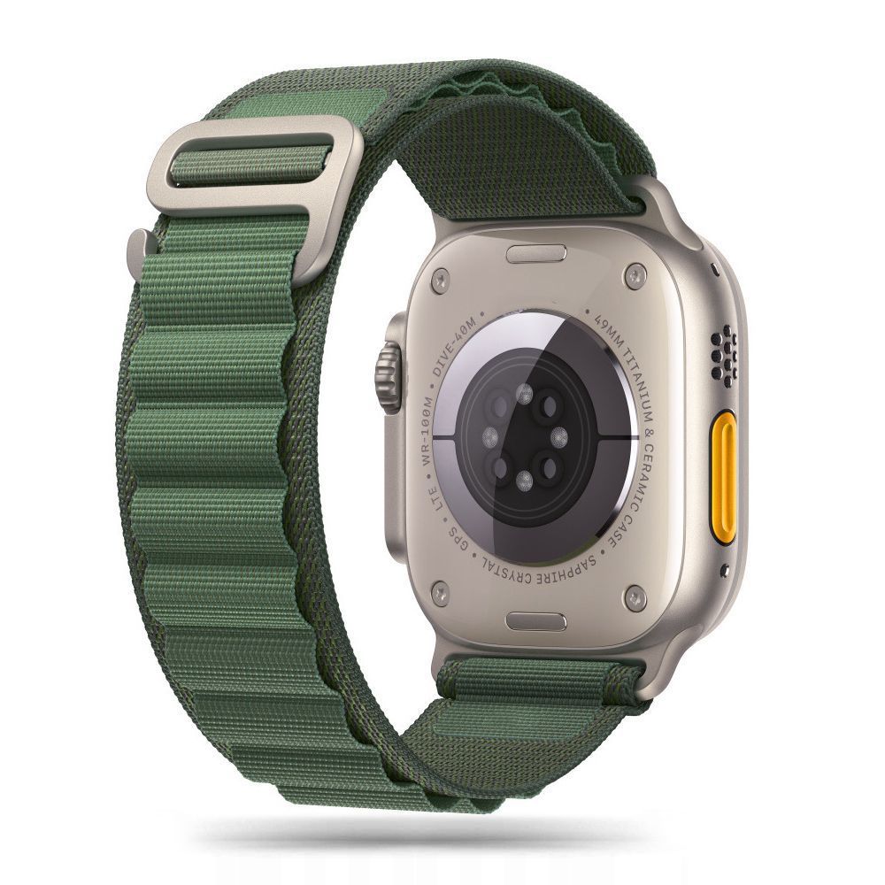 TECH-PROTECT NYLON PRO APPLE WATCH 4 / 5 / 6 / 7 / 8 / 9 / SE / ULTRA 1 / 2 (42 / 44 / 45 / 49 MM) MILITARY GREEN