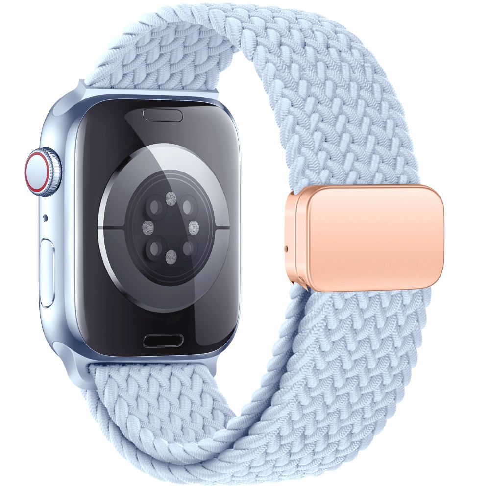 TECH-PROTECT NYLONMAG APPLE WATCH 6 / 7 / 8 / 9 / 10 / SE / ULTRA 1 / 2 (44 / 45 / 46 / 49 MM) BABY BLUE