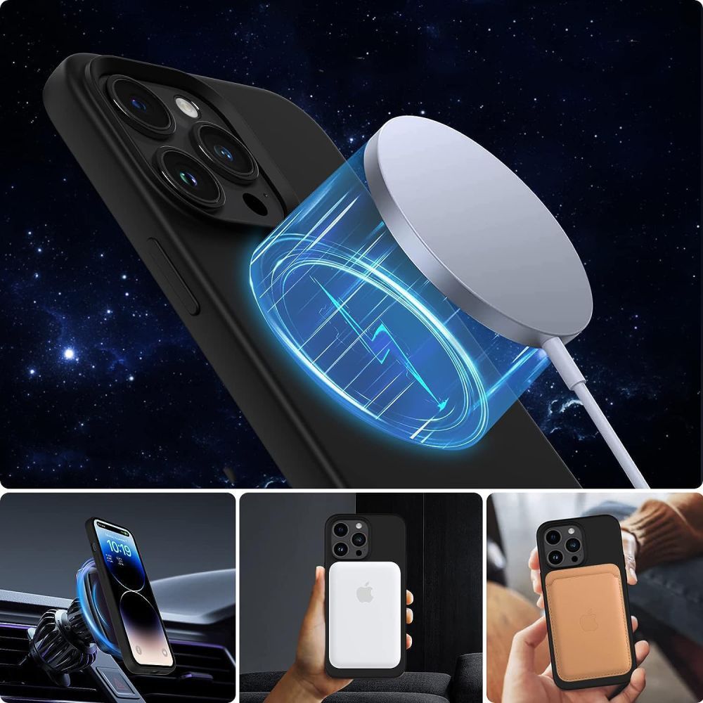 ABDECKUNG TECH-PROTECT SILIKON MAGSAFE IPHONE 15 TITAN