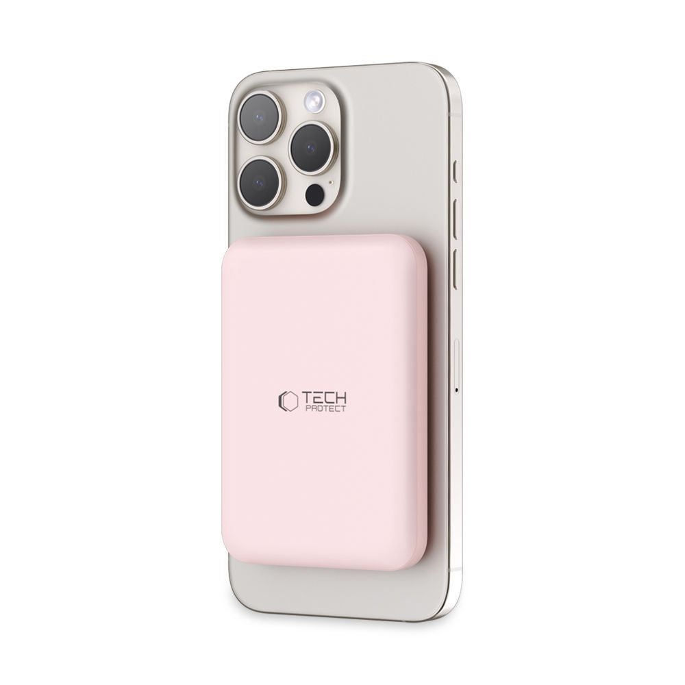 TECH-PROTECT PB10 LIFEMAG MAGSAFE POWER BANK 5000MAH ROSA