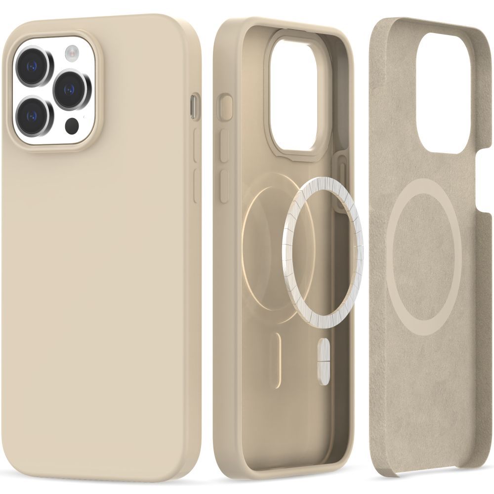 COVER TECH-PROTECT SILIKON MAGSAFE IPHONE 14 PRO MAX BEIGE