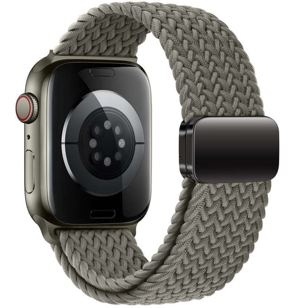 TECH-PROTECT NYLONMAG APPLE WATCH 6 / 7 / 8 / 9 / 10 / SE / ULTRA 1 / 2 (44 / 45 / 46 / 49 MM) OLIVE GREY