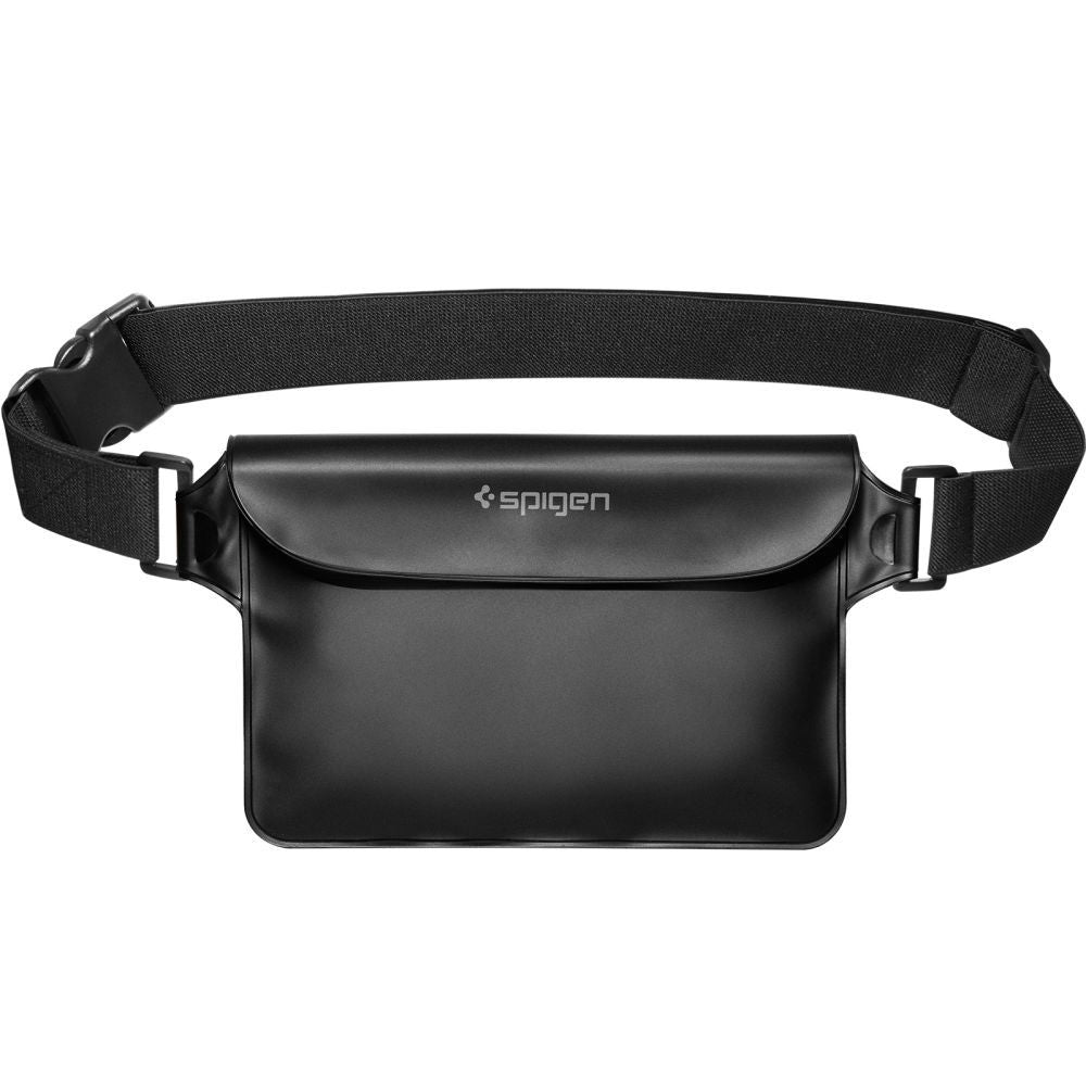 SPIGEN A621 UNIVERSAL WATERPROOF CASE &amp; WAIST BAG BLACK