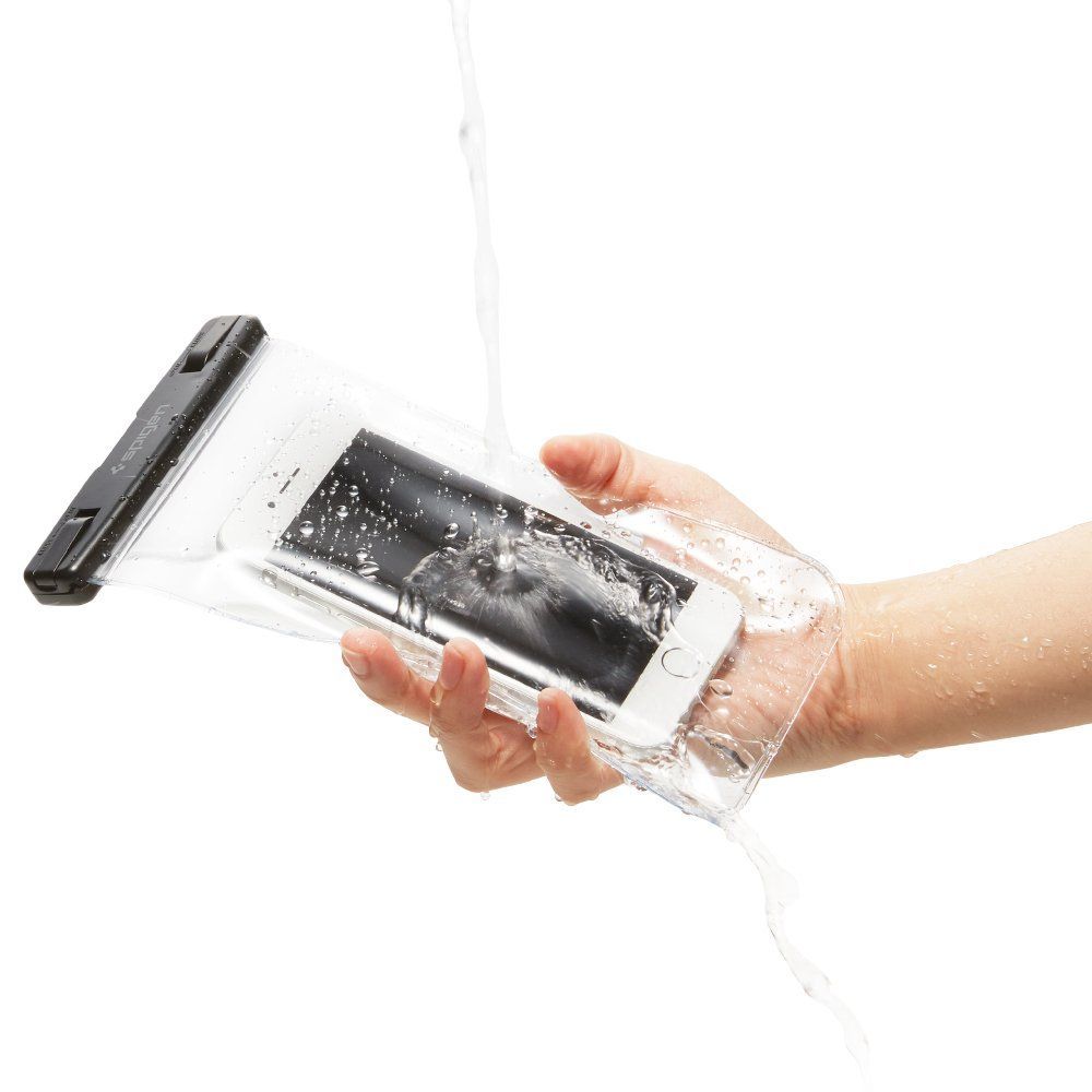 SPIGEN A600 UNIVERSAL WATERPROOF CASE CRYSTAL CLEAR