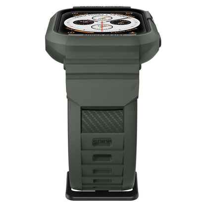 CUSTODIA +CINTURINO SPIGEN RUGGED ARMOR ”PRO” APPLE WATCH 4 / 5 / 6 / 7 / SE (44 / 45 MM) MILITARY GREEN