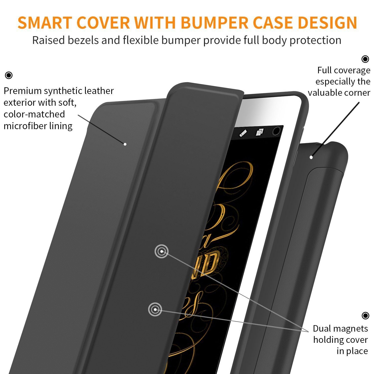 COVER TECH-PROTECT SMARTCASE IPAD AIR NERA