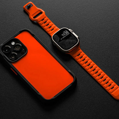 TECH-PROTECT ICONBAND LINE APPLE WATCH 4 / 5 / 6 / 7 / 8 / 9 / SE / ULTRA 1 / 2 (42 / 44 / 45 / 49 MM) ORANGE