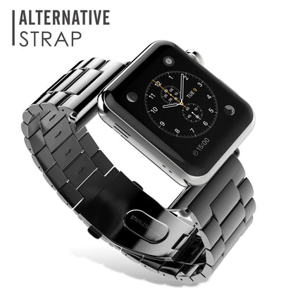 CINTURINO MAGLIA TECH-PROTECT EDELSTAHL APPLE WATCH 4 / 5 / 6 / 7 / SE (42 / 44 / 45 MM) SCHWARZ