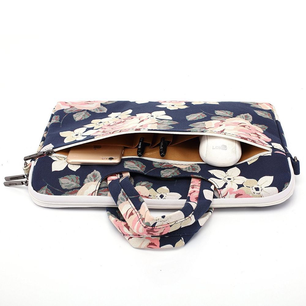 BORSA CANVASLIFE BAG MACBOOK AIR/PRO 13 NAVY ROSA