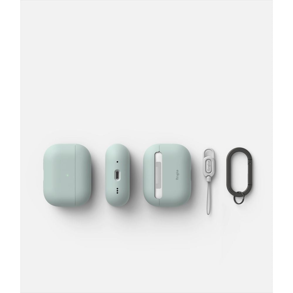 CUSTODIA RINGKE SILICONE APPLE AIRPODS PRO 1/2 SEAFOAM