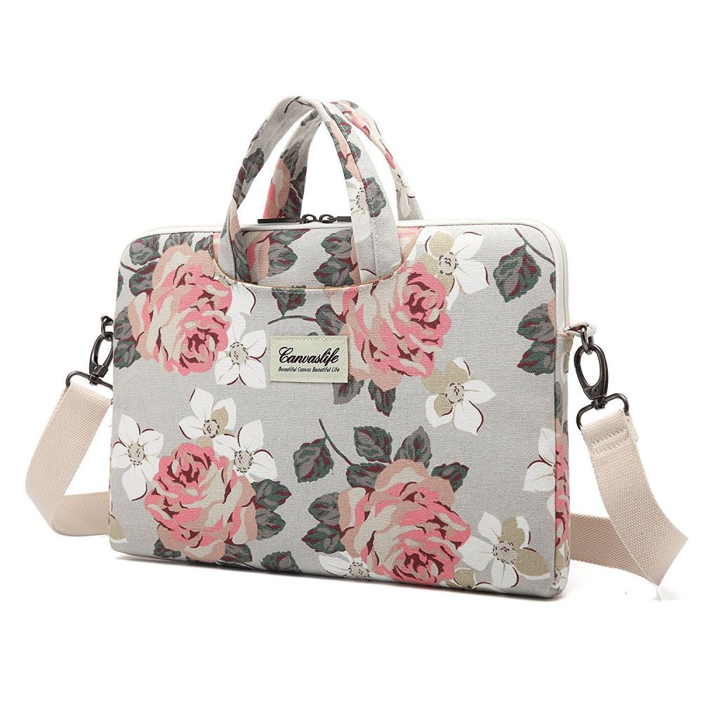 BORSA CANVASLIFE BAG MACBOOK AIR/PRO 13 WEISS ROSA