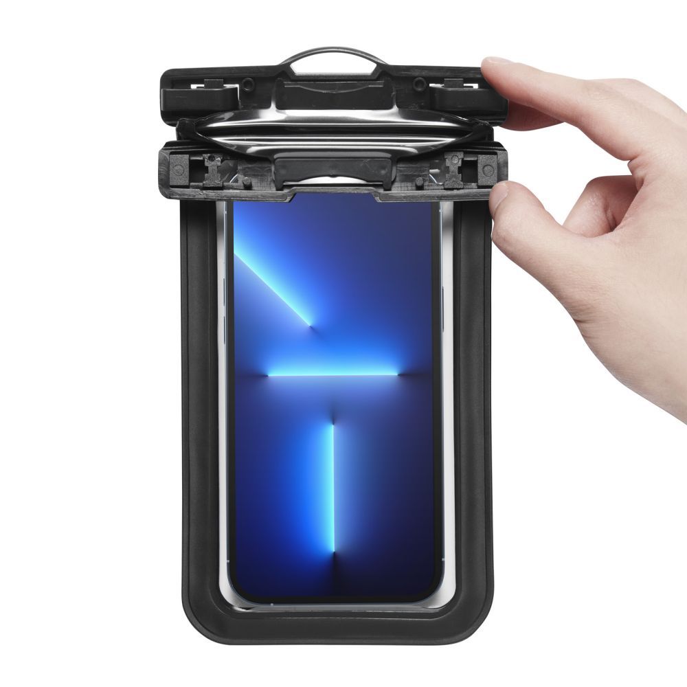 WASSERDICHTE SCHUTZHÜLLE SPIGEN A601 UNIVERSAL WATERPROOF CASE SCHWARZ