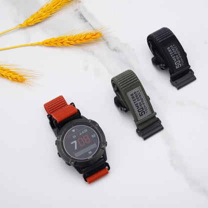 CINTURINO TECH-PROTECT SCOUT GARMIN FENIX 3 / 5X / 3HR / 5X PLUS / 6X / 6X PRO / 7X SCHWARZ