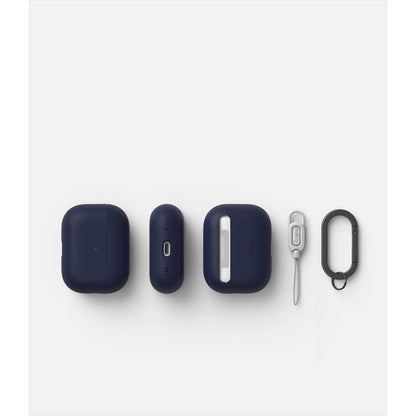 CUSTODIA RINGKE SILICONE APPLE AIRPODS PRO 1 / 2 MIDNIGHT BLUE