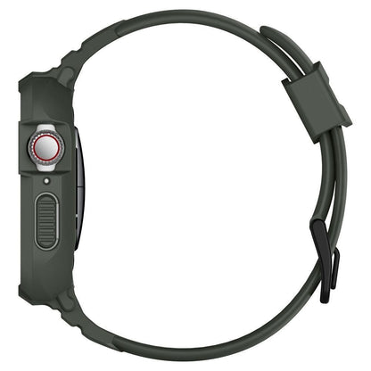 CUSTODIA + CINTURINO SPIGEN RUGGED ARMOR „PRO“ APPLE WATCH 4 / 5 / 6 / 7 / SE (44 / 45 MM) MILITÄRGRÜN