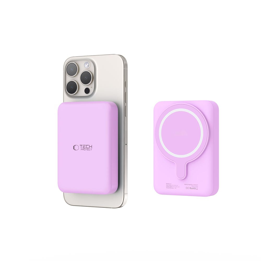 TECH-PROTECT PB11 LIFEMAG MAGSAFE POWER BANK 10000MAH LILAC