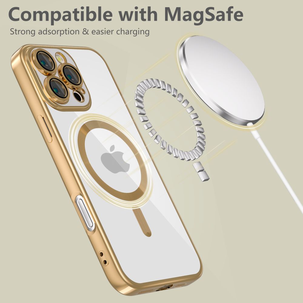 COVER TECH-PROTECT MAGFLEX MAGSAFE IPHONE 16 PRO MAX SHINY GOLD