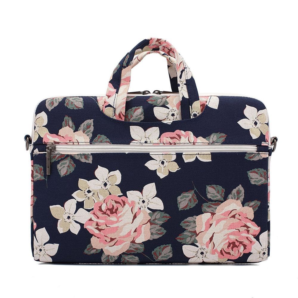 BORSA CANVASLIFE BAG MACBOOK AIR/PRO 13 NAVY ROSA