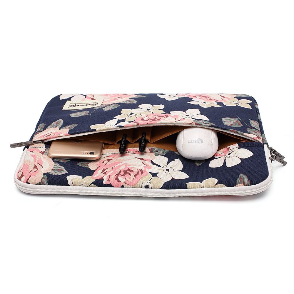 CUSTODIA CANVASLIFE CUSTODIA MACBOOK AIR/PRO 13 NAVY ROSA