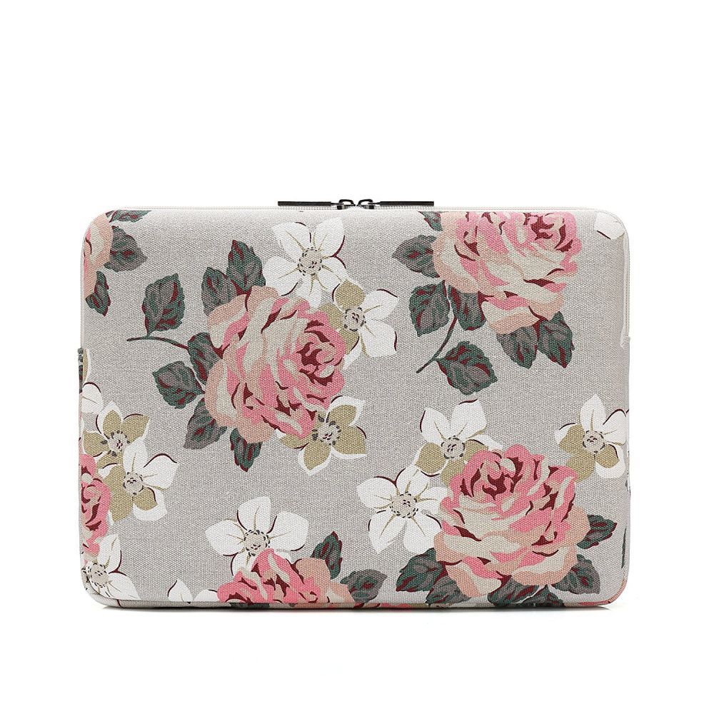 CUSTODIA CANVASLIFE SLEEVE MACBOOK AIR/PRO 13 WHITE ROSE