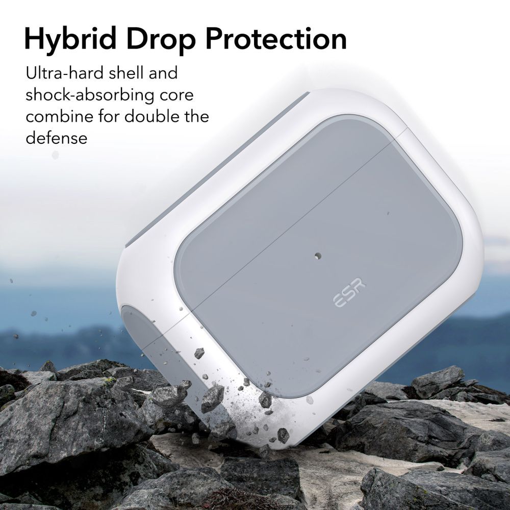 CUSTODIA ESR ORBIT HALOLOCK MAGSAFE APPLE AIRPODS PRO 1 / 2 WHITE