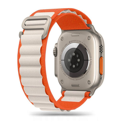 TECH-PROTECT NYLON PRO APPLE WATCH 4 / 5 / 6 / 7 / 8 / 9 / SE / ULTRA 1 / 2 (42 / 44 / 45 / 49 MM) ORANGE / MAUSGRÜN