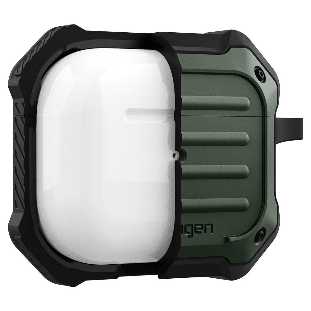 ETUI SPIGEN TOUGH ARMOR APPLE AIRPODS 3 MILITÄRGRÜN