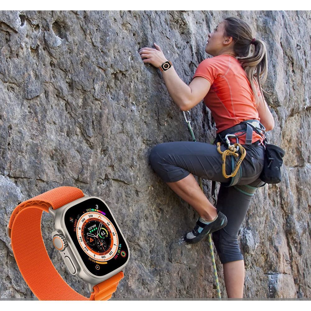 TECH-PROTECT NYLON PRO APPLE WATCH 4 / 5 / 6 / 7 / 8 / 9 / SE / ULTRA 1 / 2 (42 / 44 / 45 / 49 MM) ORANGE