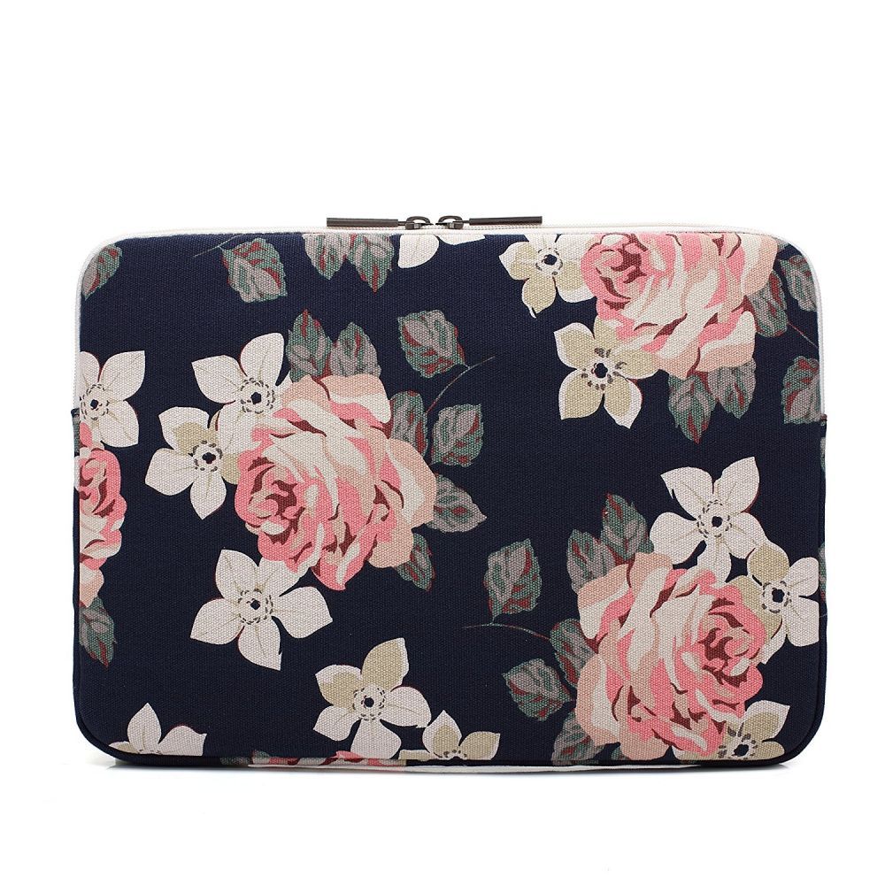 CUSTODIA CANVASLIFE CUSTODIA MACBOOK AIR/PRO 13 NAVY ROSA