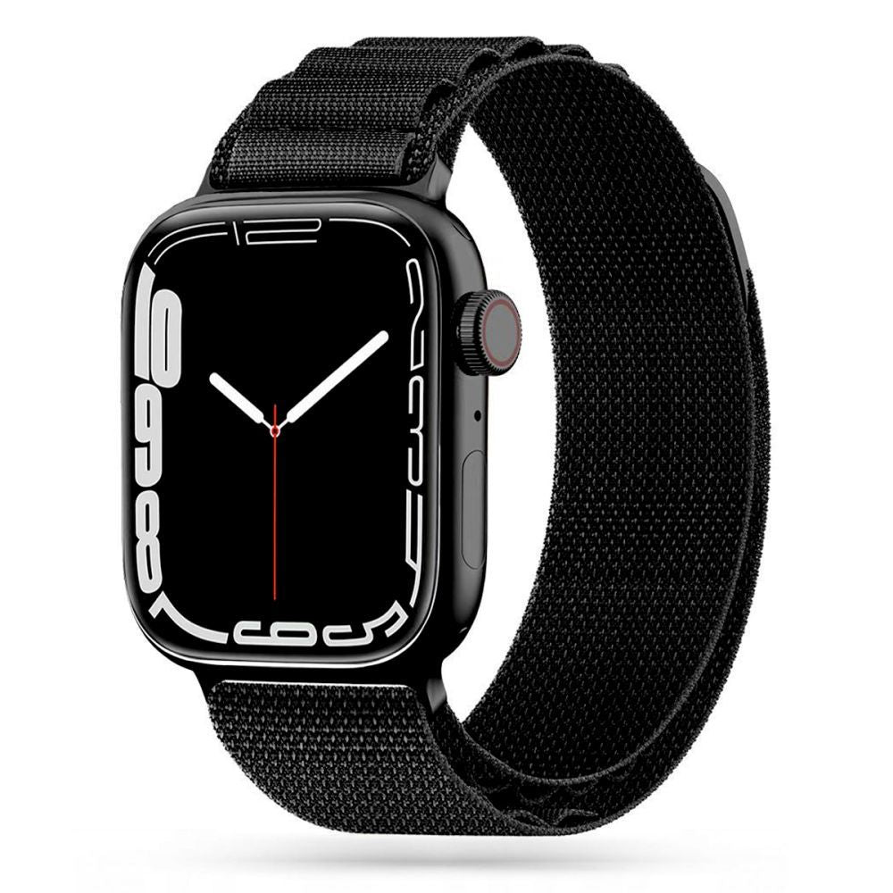 CINTURINO TECH-PROTECT NYLON PRO APPLE WATCH 4 / 5 / 6 / 7 / 8 / SE / ULTRA (42 / 44 / 45 / 49 MM) SCHWARZ