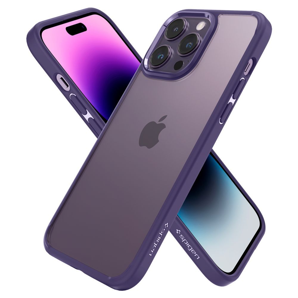 COVER SPIGEN ULTRA HYBRID IPHONE 14 PRO VIOLA PROFONDO