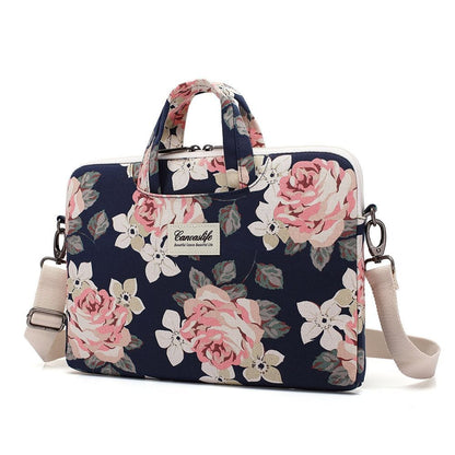 BORSA CANVASLIFE BAG MACBOOK AIR/PRO 13 NAVY ROSA