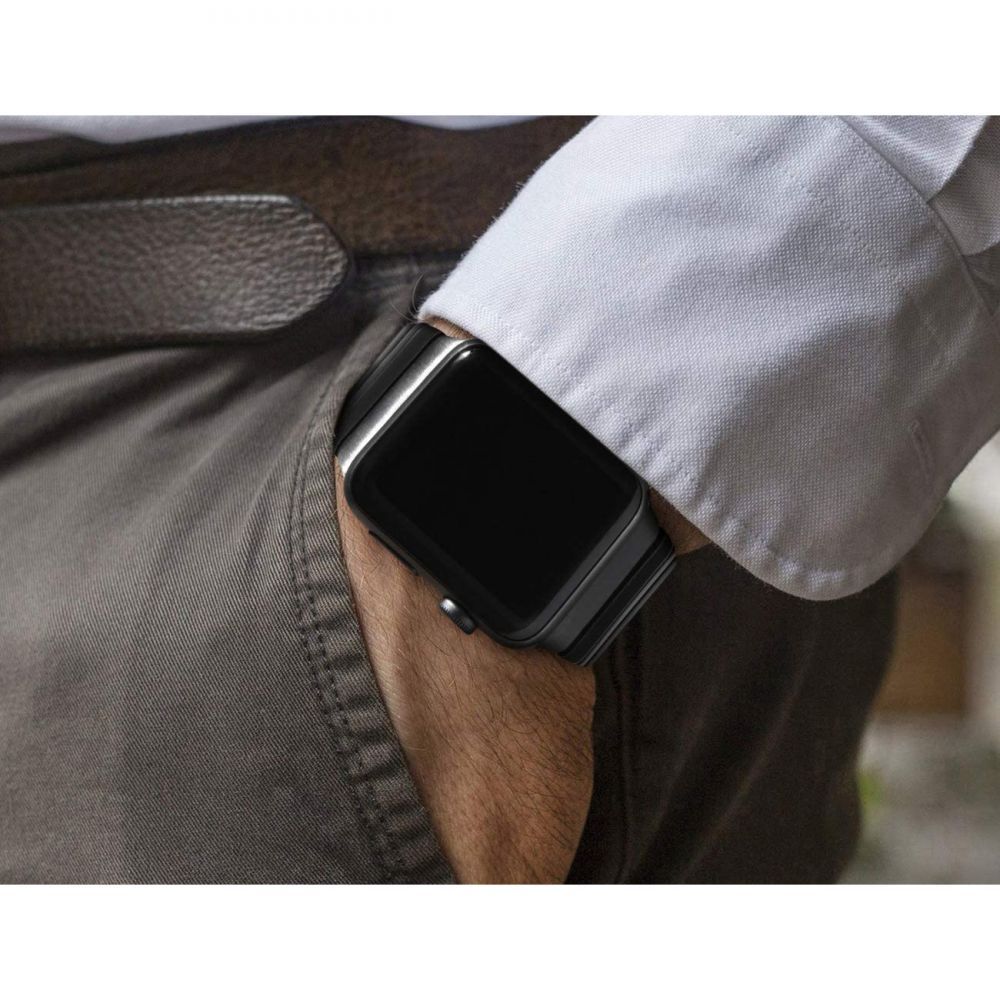 CINTURINO MAGLIA TECH-PROTECT LINKBAND APPLE WATCH 4 / 5 / 6 / 7 / 8 / SE / ULTRA (42 / 44 / 45 / 49 MM) BLACK