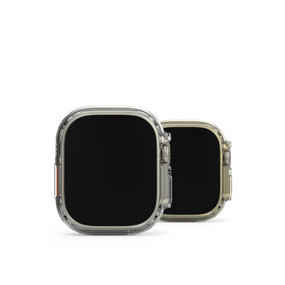 COVER RINGKE SLIM 2ER-PACK APPLE WATCH ULTRA (49 MM) KLAR &amp;amp; TITANGRAU