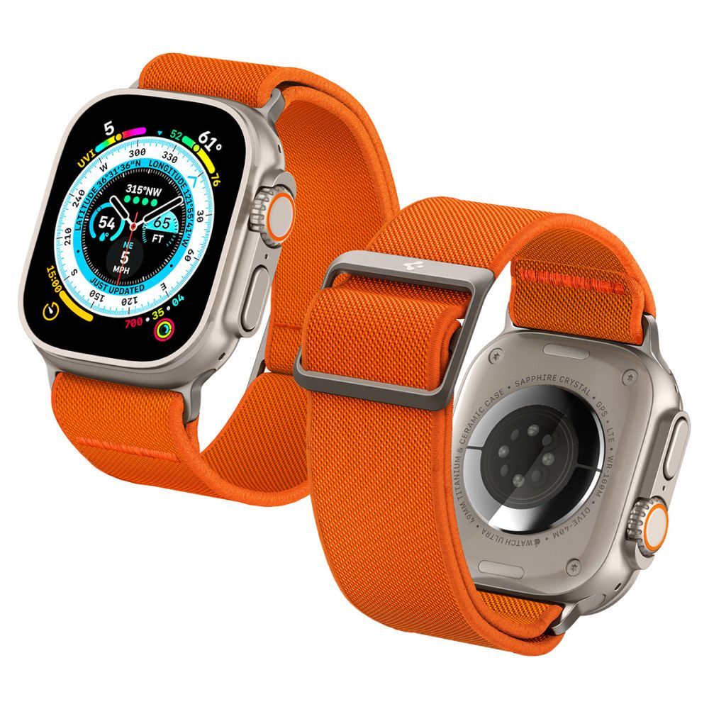 SPIGEN FIT LITE ULTRA APPLE WATCH 4 / 5 / 6 / 7 / 8 / 9 / SE / ULTRA 1 / 2 (42 / 44 / 45 / 49 MM) ORANGE