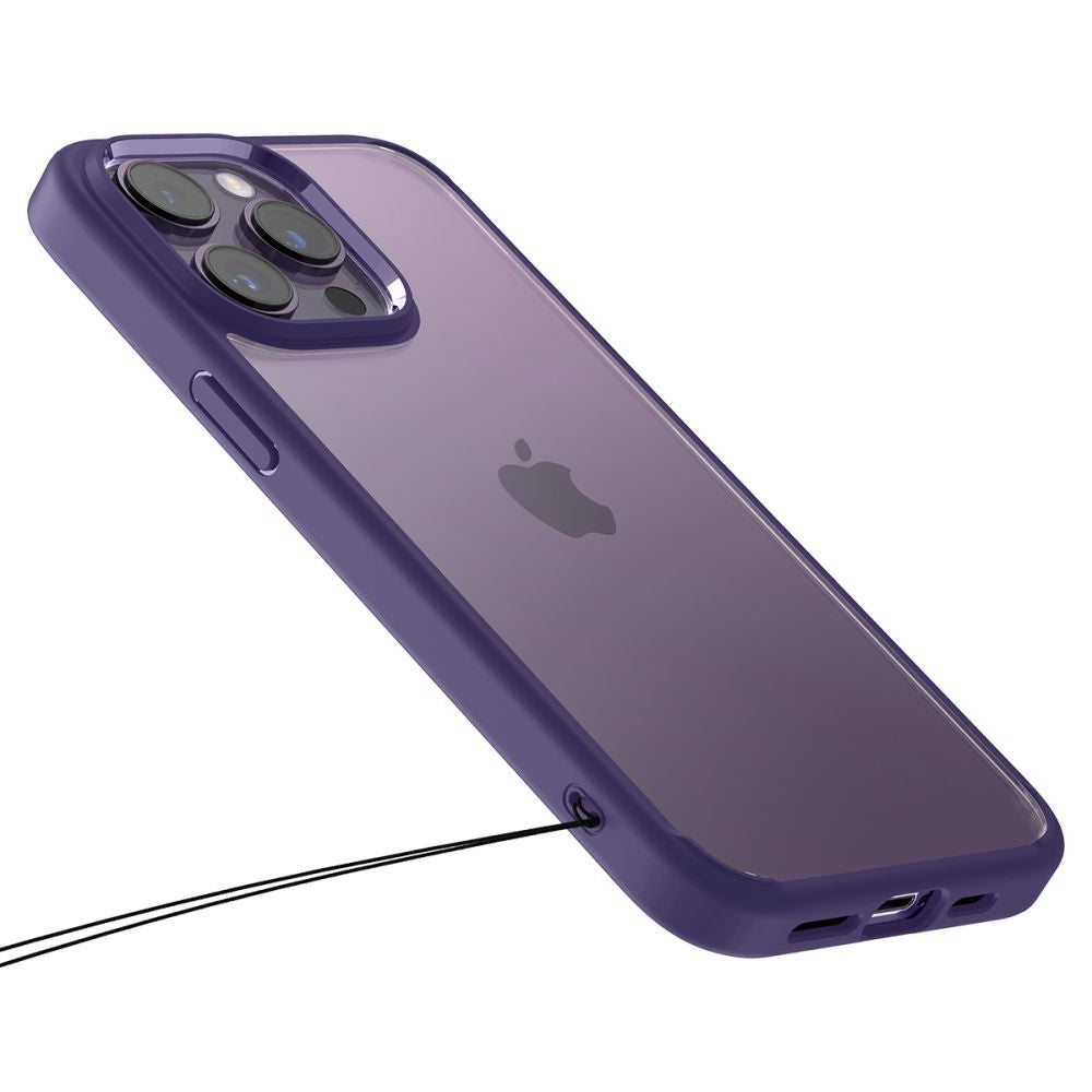 COVER SPIGEN ULTRA HYBRID IPHONE 14 PRO VIOLA PROFONDO