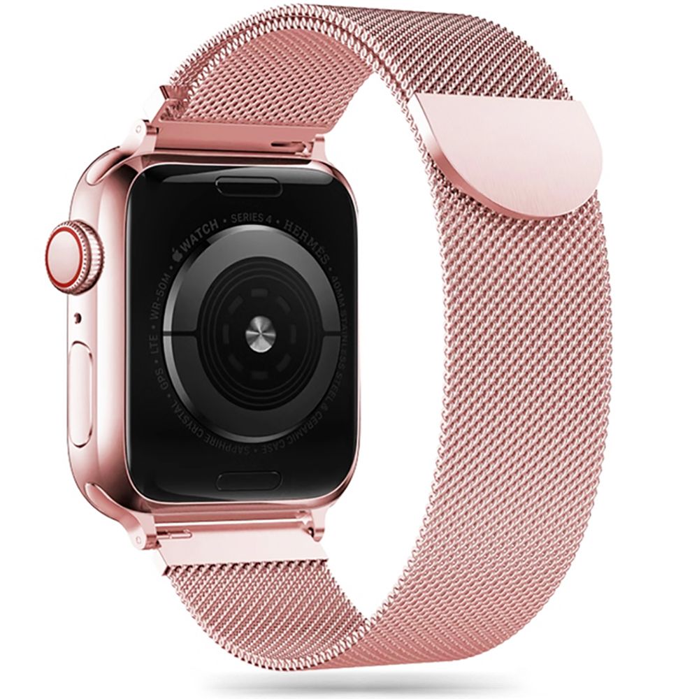 CINTURINO MAGLIA TECH-PROTECT MILANESEBAND APPLE WATCH 4 / 5 / 6 / 7 / 8 / SE / ULTRA (42 / 44 / 45 / 49 MM) ROSÉGOLD