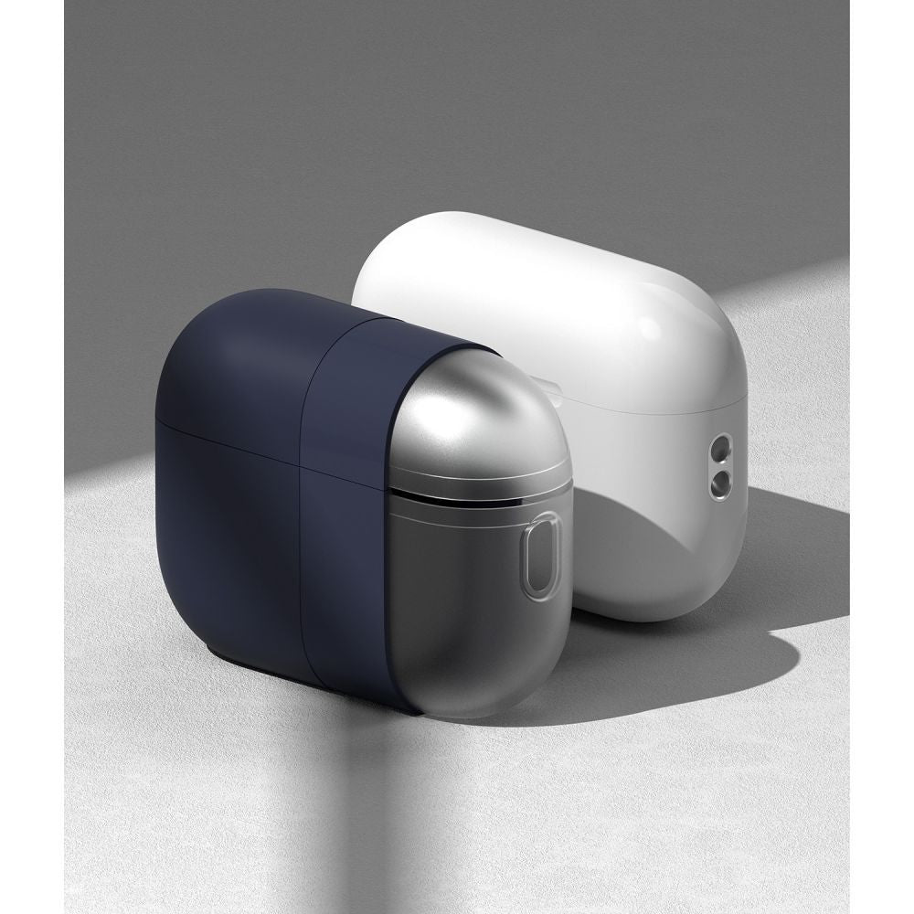 CUSTODIA RINGKE SILICONE APPLE AIRPODS PRO 1/2 BLU NOTTE