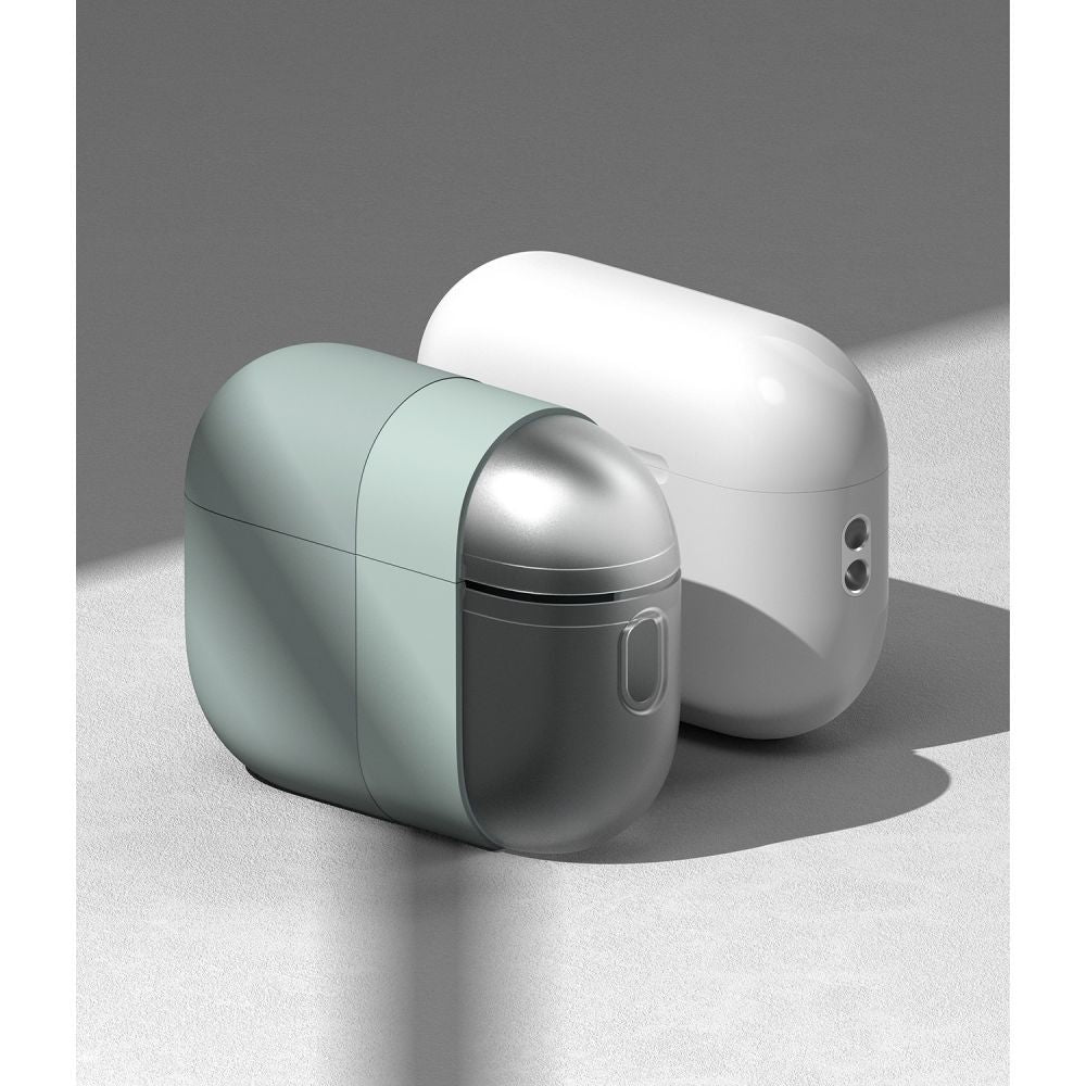 CUSTODIA RINGKE SILICONE APPLE AIRPODS PRO 1 / 2 SEAFOAM