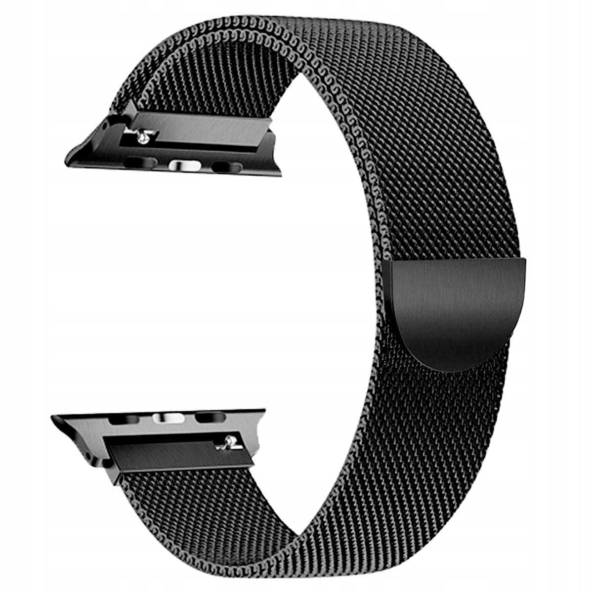 CINTURINO MAGLIA TECH-PROTECT MILANESEBAND APPLE WATCH 4 / 5 / 6 / 7 / SE (38 / 40 / 41 MM) SCHWARZ