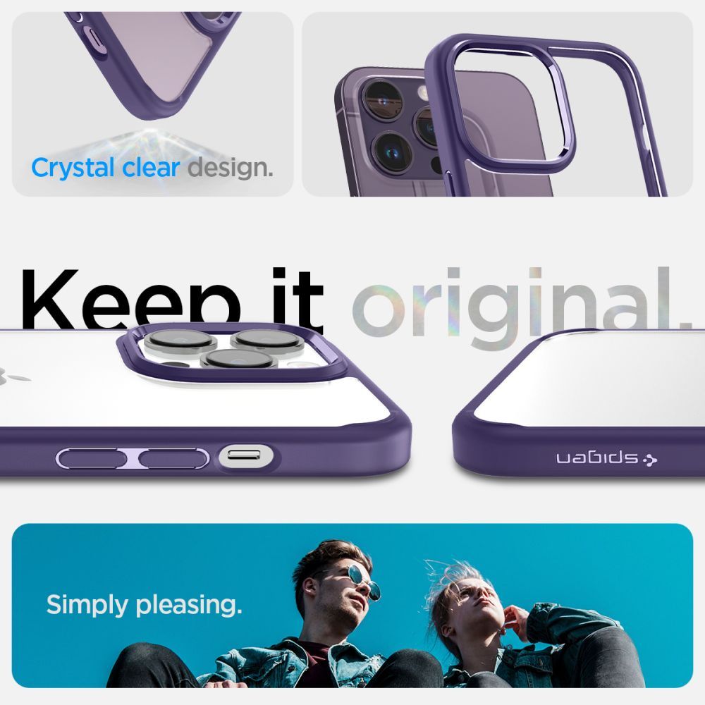 COVER SPIGEN ULTRA HYBRID IPHONE 14 PRO DEEP PURPLE