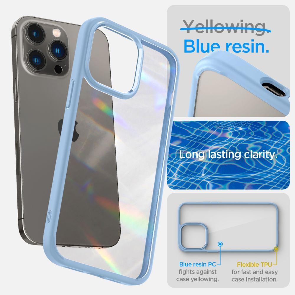 COVER SPIGEN ULTRA HYBRID IPHONE 14 PRO SIERRA BLU